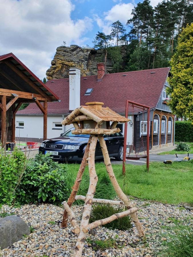 Chalupa U Slunce - Jetrichovice Buitenkant foto
